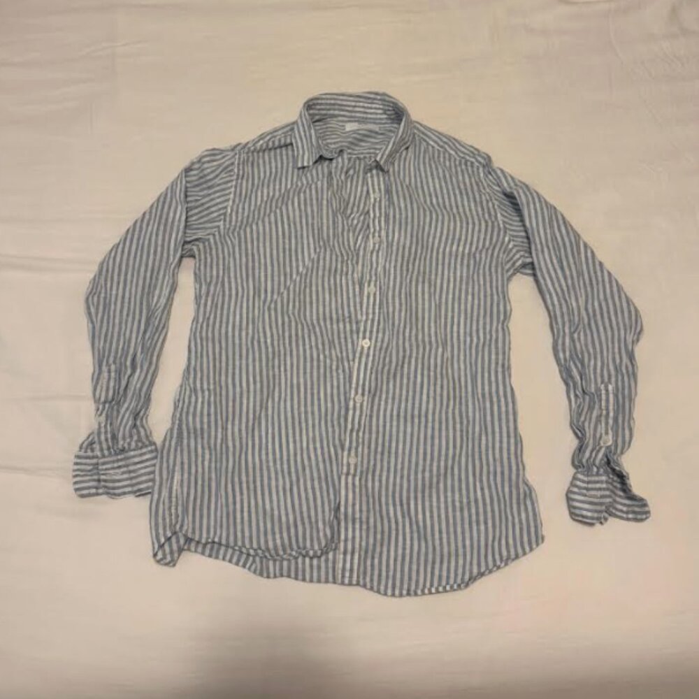 Uniqlo Long Sleeve Linen Button up